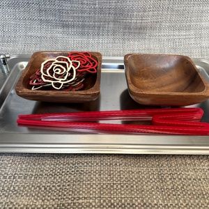 Wooden Flower Tonging Extension Training Chopsticks by Idlewild Montessori